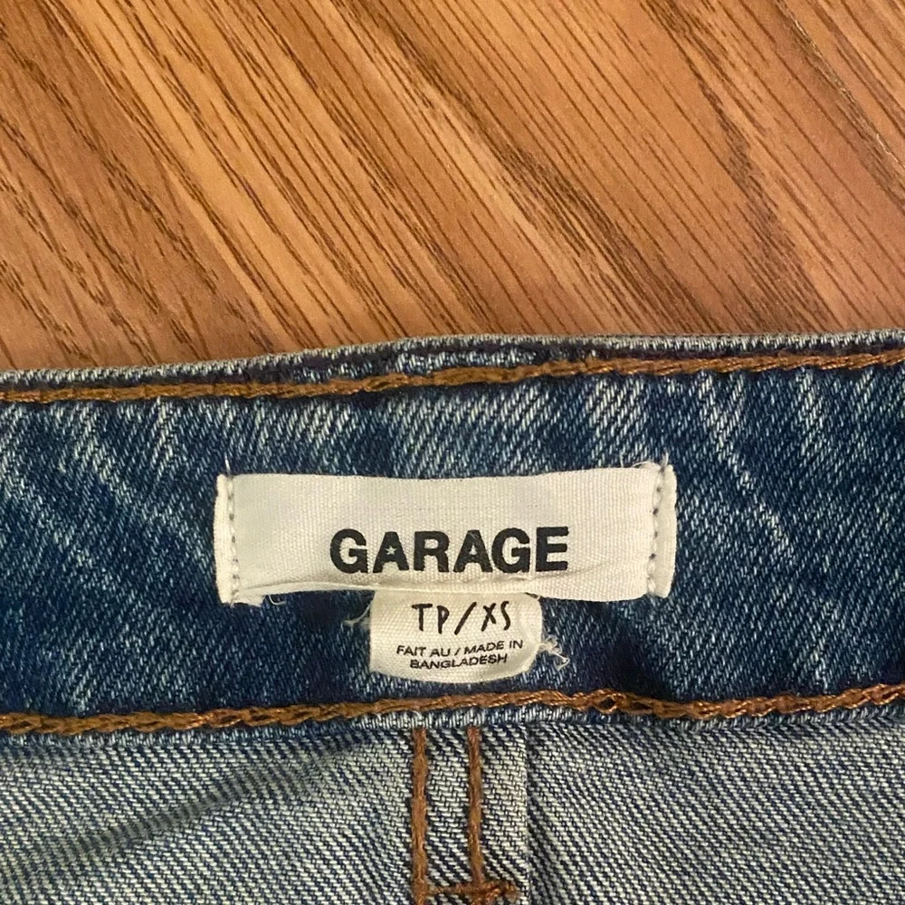 Garage Blue Denim Mini Skirt - Picture 2 of 4